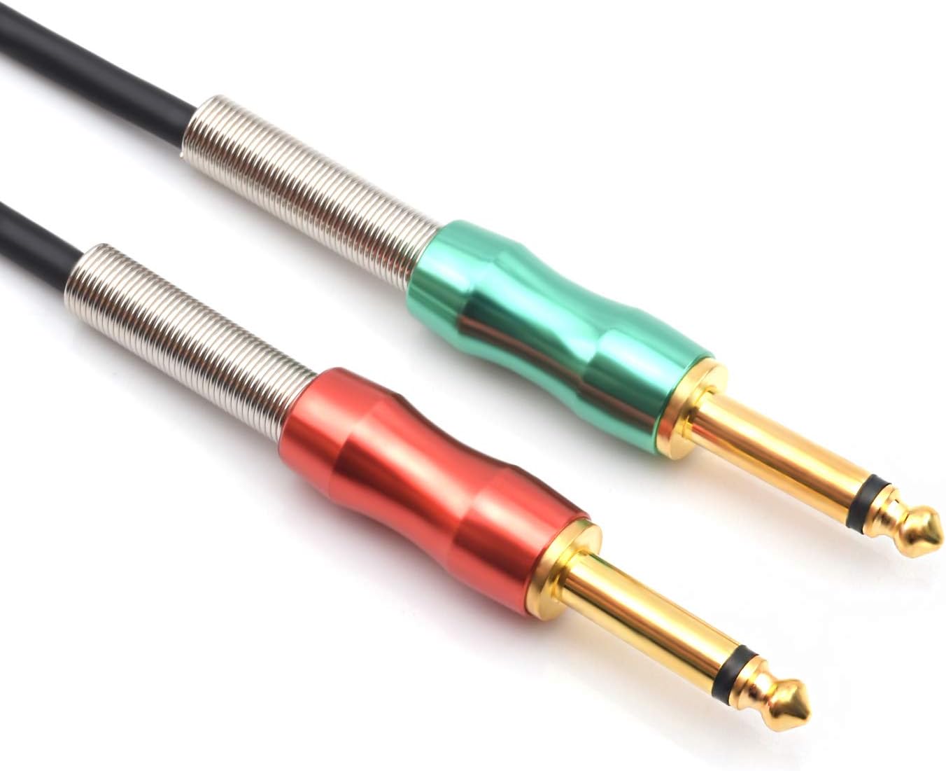 SiYear 6.35mm 1/4 Inch TRS Stereo to Dual 6.35mm Male Mono Y Splitter Audio Cable, 1/4" Male to Double 6.35 TS Insert Cable (3M)/10FT - Image 4