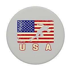 American Flag Track & Field - Cute Field Running