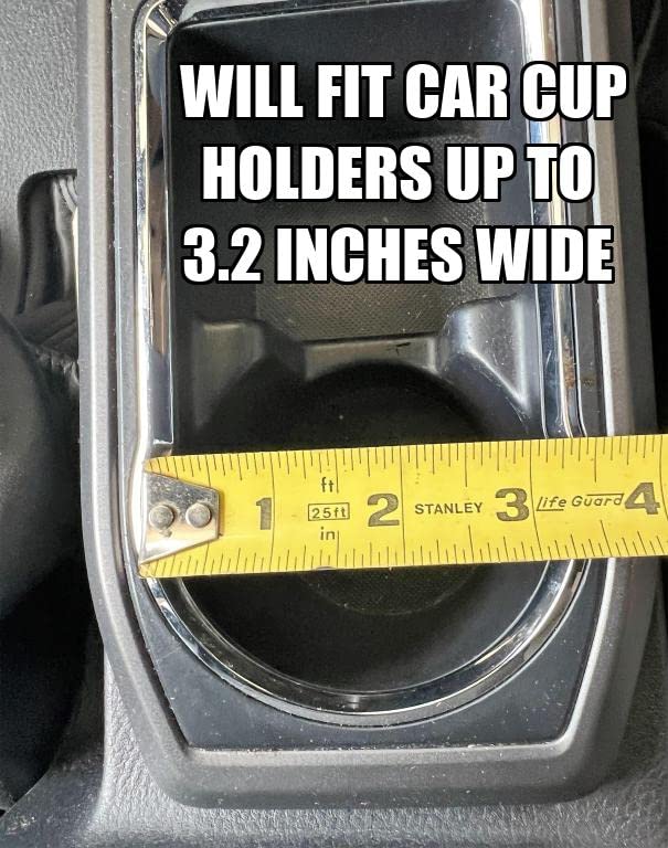 Smart Kup Car Cup Holder Adapter Fits Hydro Flasks 32/40 oz, Nalgene