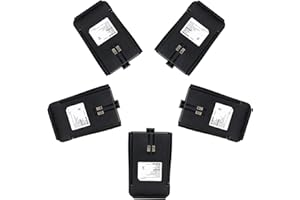 Retevis RT21 RT21V Original Two-Way Radios Battery 1100mAh Li-ion Rechargeable Battery Compatible RT21 RT21V Walkie Talkies (5 Pack)