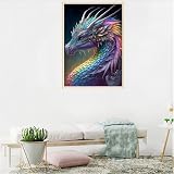 Tomoyuki 5D Diamond Art Kit Dragon Diamond Painting by Numbers for Kids Adults view 3