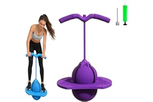 Jump into Action with Our Balance Jumping Ball! Pogo Jumper with Handle & Ball Pump - The Ultimate High Jump Toy for Balance 