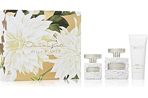 Oscar De La Renta Bella Blanca 3.4oz EDP Spray, 3.4oz Body Lotion, 1oz EDP Spray Women-3 Pc Gift Set