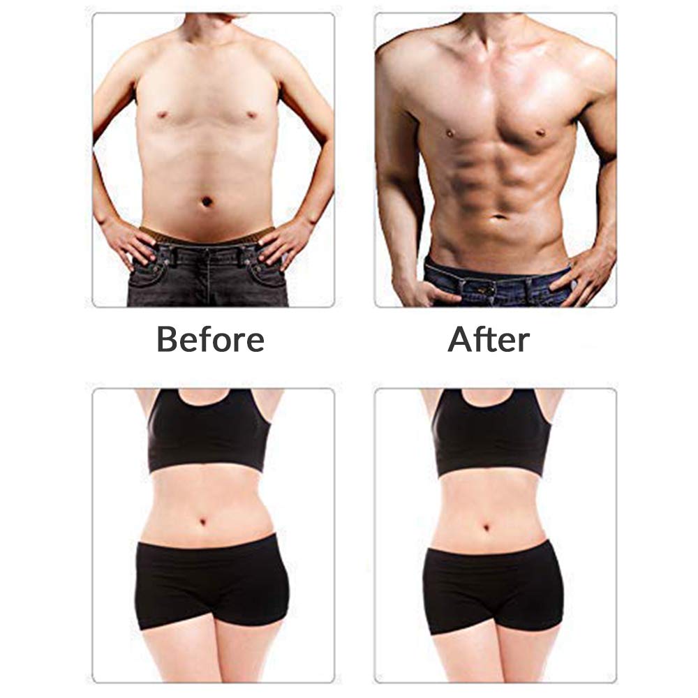 Inshome Abs Stimulator, Muscle Toner Abdominal Training Device for Muscles, Muscle Stimulator at Home Office Workout for Men Women