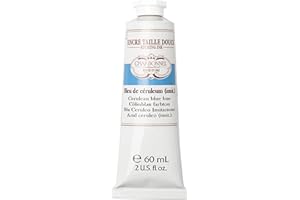 LEFRANC BOURGEOIS Charbonnel Etching Ink, 60 mL, Cerulean Blue