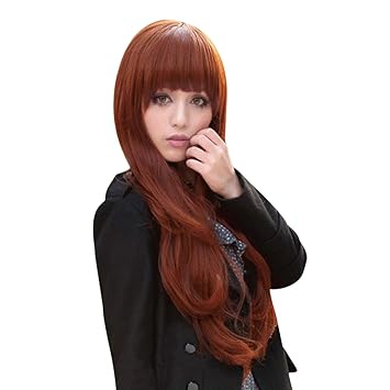 Amazon Com Teemi Wine Red Wavy Type Curly No Tangle Women Party