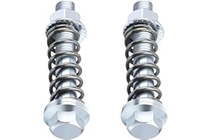 EKUWU M10x1.5 Exhaust Manifold Bolts, Exhaust Bolts and Nuts Kit with Springs for Muffler System Repairing, Universal Muffler