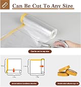 Yotache Window Insulation Kit 1.6m x 10m POF Shrink Film Indoor view 2