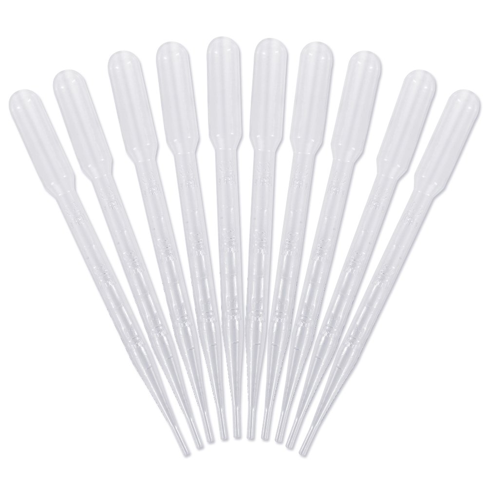 Anpro 200Pcs Disposable Transfer Pipette Plastic Transfer Pipette for