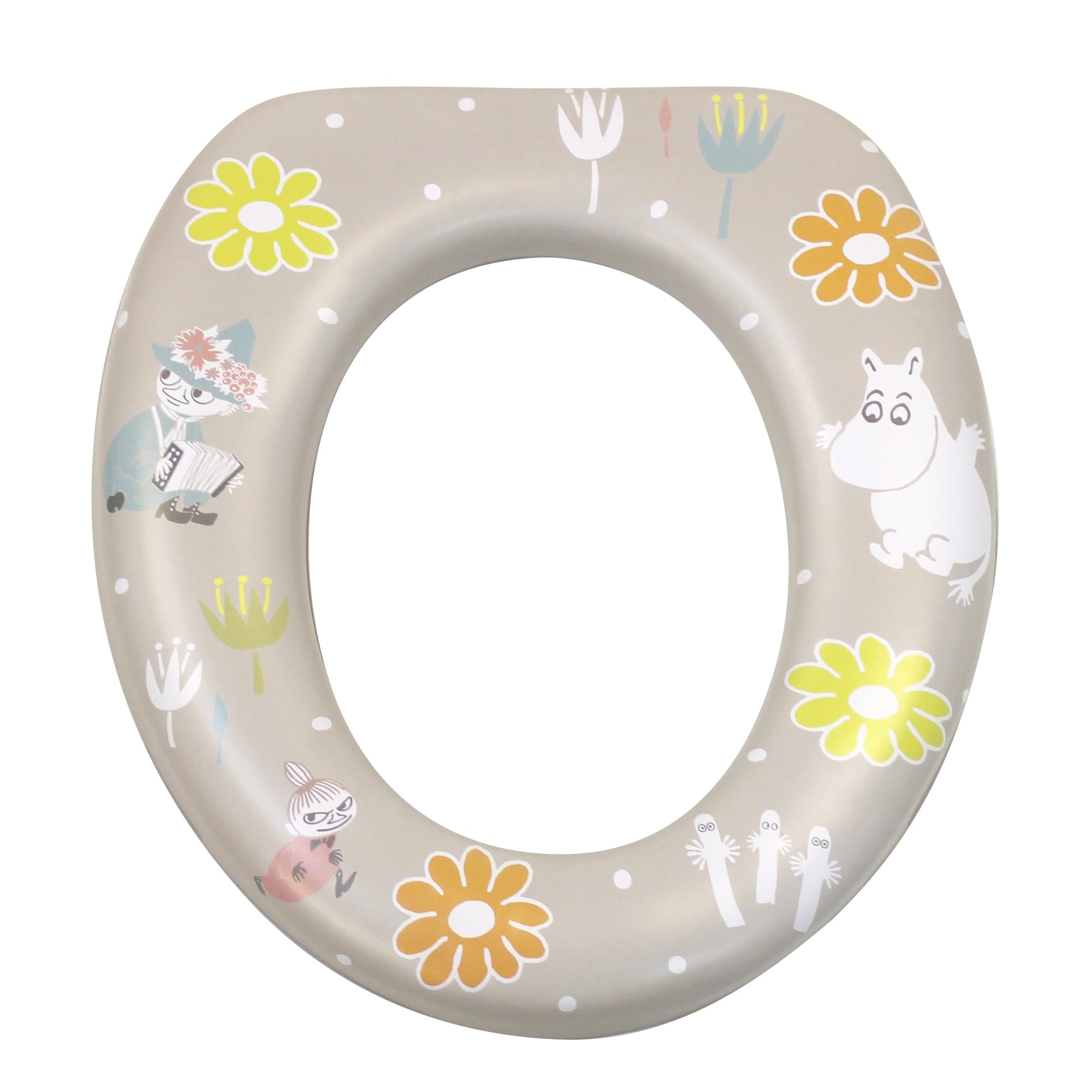 永和 ムーミン ソフト補助便座 ベビー トイレトレーニング おまる・補助便座 水洗い可能 お手入れ簡単 軽量設計 やわらか素材 幼児用商品画像