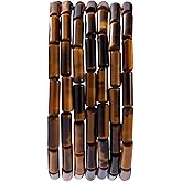 Natural Yellow Tiger Eye Cylinder Tube Beads 4x13mm 38cm/str Loose Semi Gemstone Stone Beads for Making Bracelets Necklace Earrings