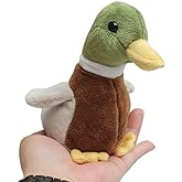 Cute Mallard Duck Stuffed Animal Pillow Toy Green Duck Plush Decor 5.5'' | Realistic, Soft Animal Toys, Plush Doll for Birthday Kids Gifts, Home Decor