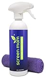 Screen Cleaner Kit - Best for LED & LCD TV, Computer Monitor, Laptop, and iPad Screens &ndash; Contains Over 1,572 Sprays in each Large 16 ounce Bottle &ndash; includes Premium Microfiber Cloth