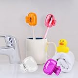 Fowecelt Toothbrush Covers - 4Pcs Electric Manual Cap for Travel & Home view 5