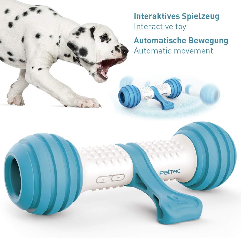 Interactive Play Bone from PetTec Dog Toy Batteryoperated for dogs, cats & puppies bite