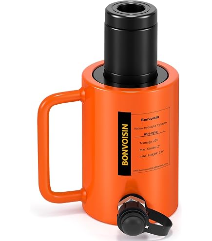 HYDRAFORE Hohlzylinder YG-10075K – 100 Tonnen, 75mm Hub, Hohlkolben, Für Pressarbeiten & Montage – Inkl. Kupplungsmuffe