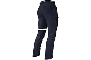 AREOUTS Men's Hiking Pants Convertible Zip Off Lightweight Waterproof Quick Dry Outdoor Fishing Travel Safari Camping