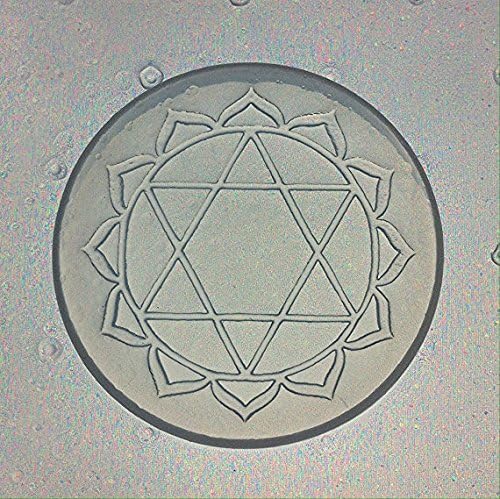 Flexible Resin Mold Heart Chakra 2" x 1/4" Deep