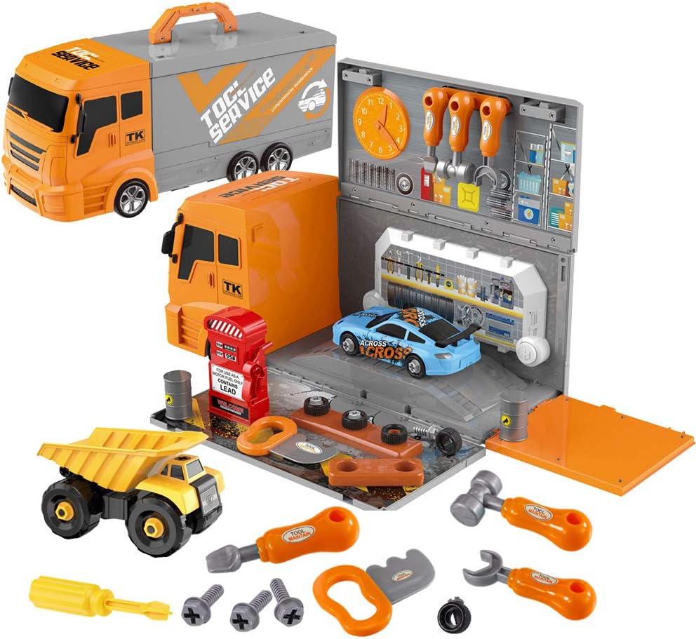 Amazon Wtor Diy 車 おもちゃ ねじねじ 49ピース 組み立ておもちゃ 車セット 子供玩具 知育おもちゃ 知育玩具 男の子 女の子 誕生日プレゼント クリスマス 贈り物 出産祝い 大工さん おもちゃ