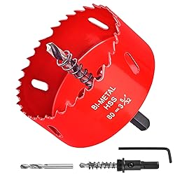 3-5/32"（80mm） HSS Bi-Metal Hole Cutter with