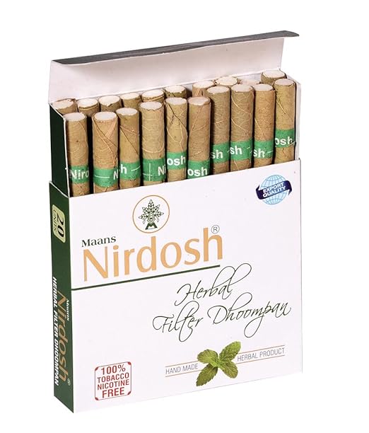 TheHerbalShop's NEW Nirdosh Tobacco FREE Herbal Cigarettes - 20/pack!