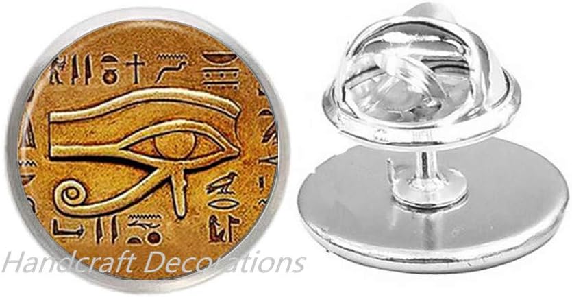 HandcraftDecorations Glass Tile Brooch Eye of Horus Brooch Egyptian Brooch Egyptian Eye Glass Tile Jewelry Egytian Jewelry.F136