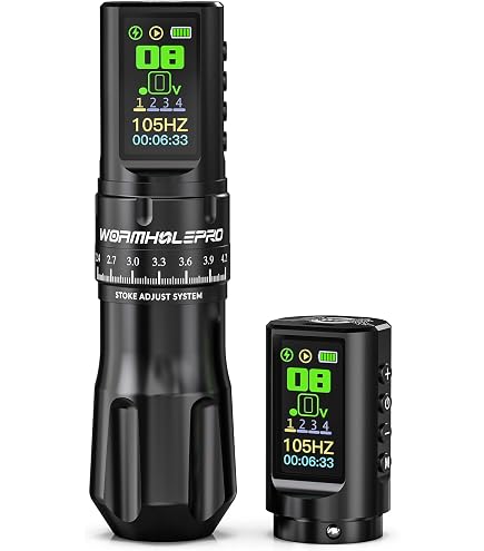 Amazon.com: BIGWASP Z4 Rotary Tattoo Machine Pen inalámbrico con 6