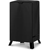Unicook Electric Smoker Cover for Masterbuilt 40 Inch Smokers, Outdoor Vertical Digital BBQ Cover, Unique Waterproof Vinyl Exterior with Polyester Lining, 25" W x 17" D x 39" H
