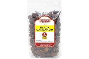 JIMIDAR Shudh Black Cardamom Pods Whole 1 LB ~ (Amomum tsao-ko/Cao Guo/Thao Qua) ~ All Natural ~ Non-GMO Spice