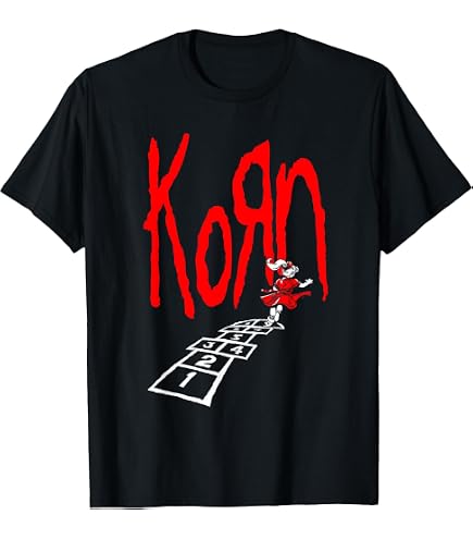 Amazon.com: Korn Camiseta Follow The Leader Band Logo Oficial