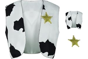 PAINEOMN Woody Shirt for Men Woody Vest Cowboys Halloween Cosplay Costume Adult Long Sleeves Plaid Button Down Shirt