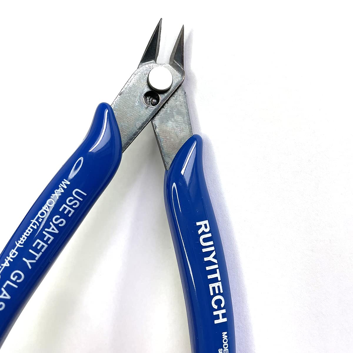 RUIYITECH Electrical Cutting Plier Wire Cable Cutter Side Snips Flush Pliers Tool 170 Flush Cutter Internal Spring Cutting Pliers Small Wire Cutters