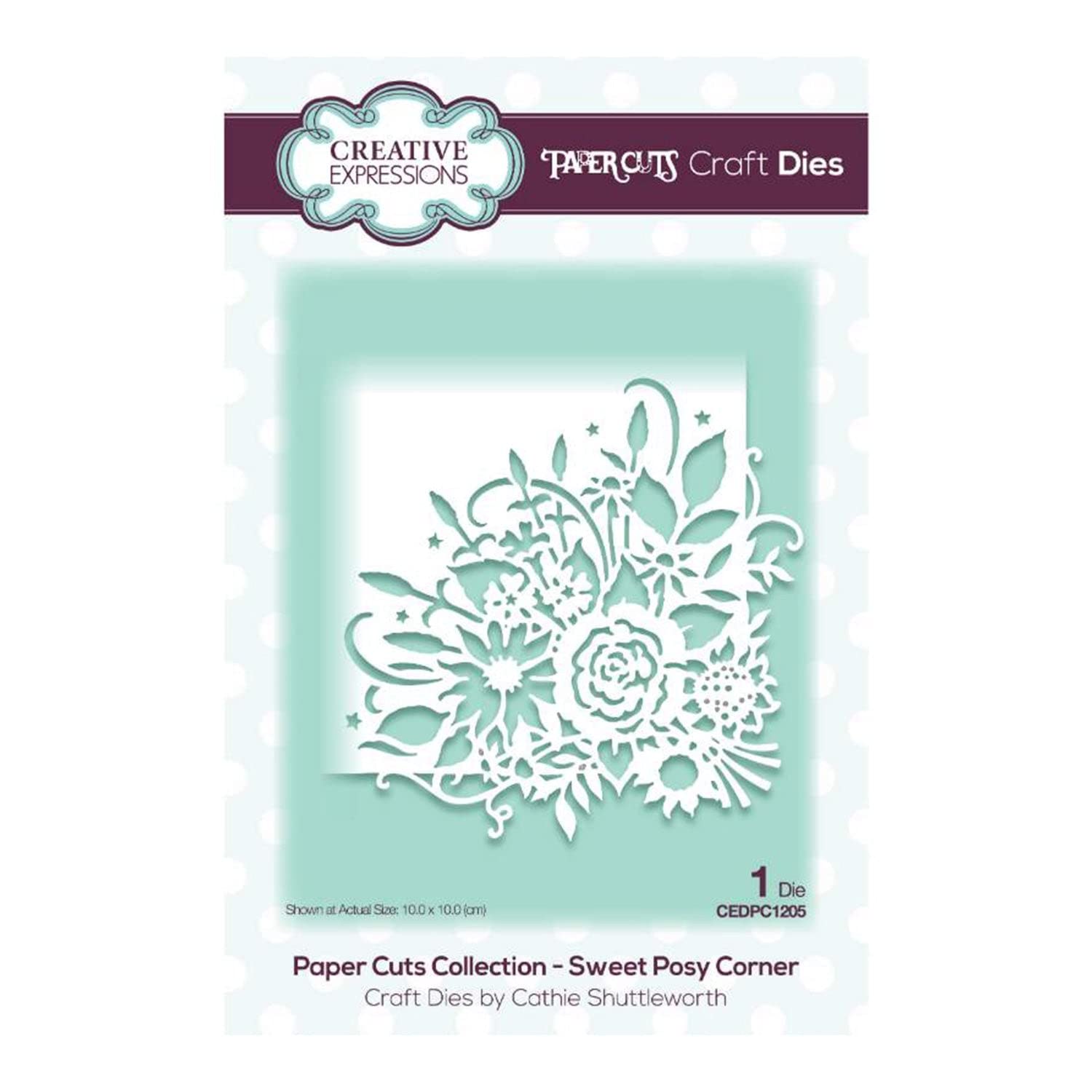 Paper Cuts - Sweet Posy Corner - Craft Die