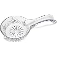 Godinger Spoon Rest Kitchen Counters, Crystal Glass Spoon Holder Rest - Dublin Collection, XL SIZE…
