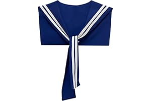 Sailor Collars Scarf for Women Top Fake Collar Necklaces Collar Sailor Costume Shawl wraps Match Sweater Shirt Dress