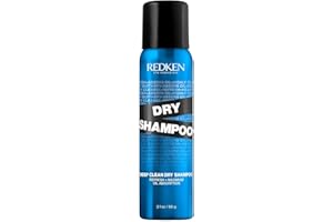 Redken Deep Clean Dry Shampoo Spray, Instantly Refreshes Hair & Absorbs Oil In Between Washes, No Buildup or Residue, Fragran