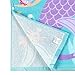 PERYOUN Child 100% Cotton Hooded Towel 24 x 48 inches (Mermaid)