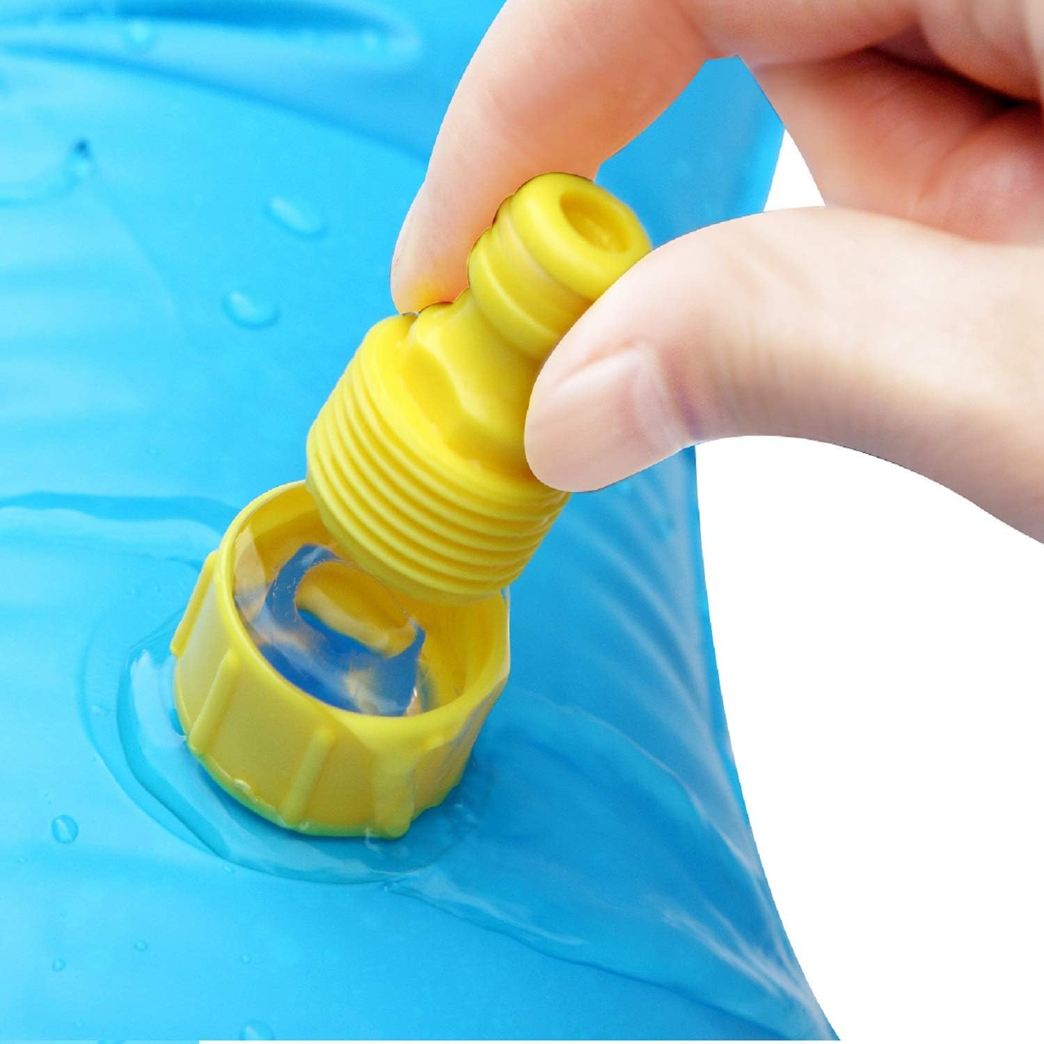 Win SPORTS 68 Inch Inflatable Water Sprinkler- Splash Pad,Summer Outdoor Games Water Mat Toys,Kiddie Baby Wading Swimming Pool for Learning-Fun Backyard Fountain Play Mat: Toys & Games