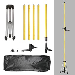 Huepar 12 Ft./3.7m Telescoping Pole with 1/4-Inch