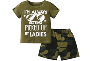 Infant Baby Boy Summer Clothes Toddler Short Sleeve Letter Print T-Shirt Tops Shorts 2Pcs Outfits Set
