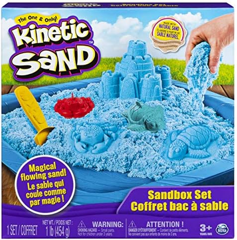 Kinetic Sand, Sandbox Playset with 1lb 