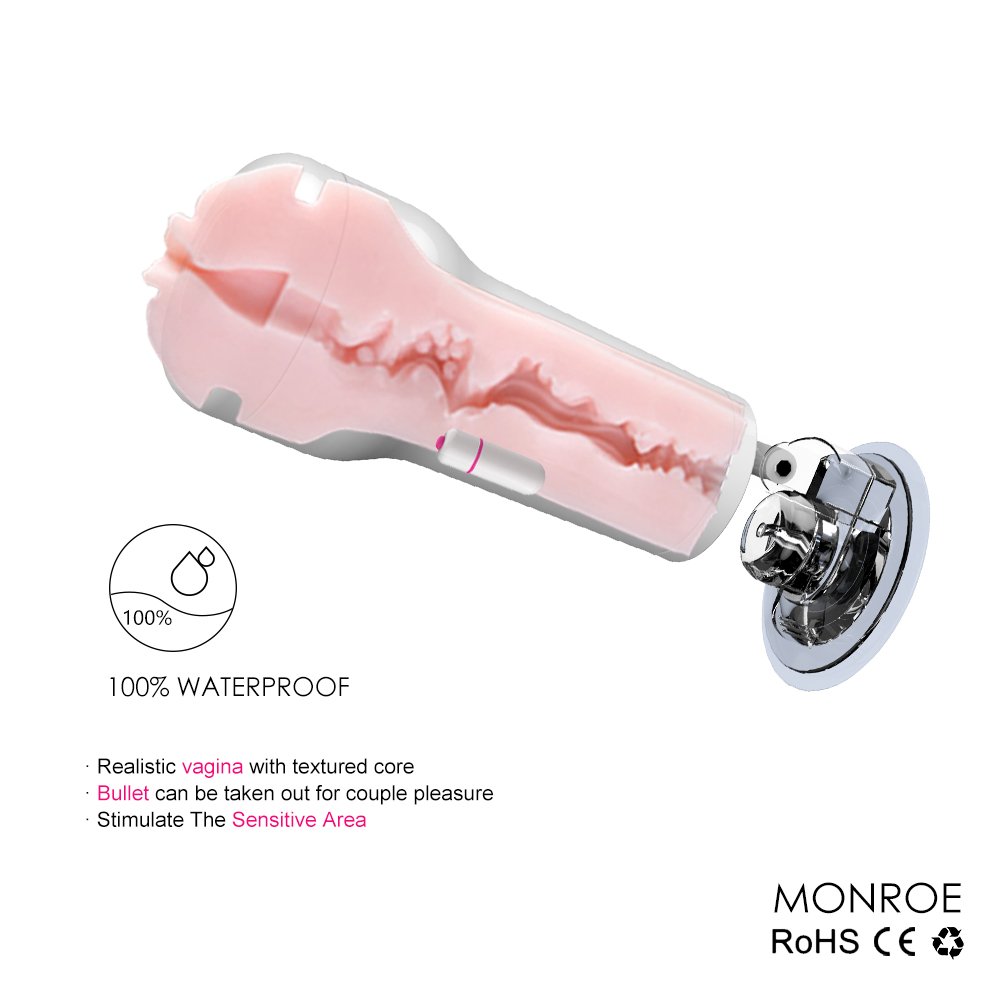 APRIL 14TH - Hand Free Male Masturbation Cup for Male Masturbation(1026-White)