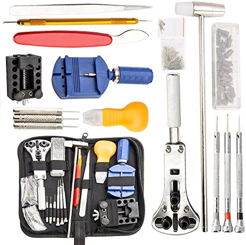 147 Pack Watch Repair Kit Professional Deluxe Set