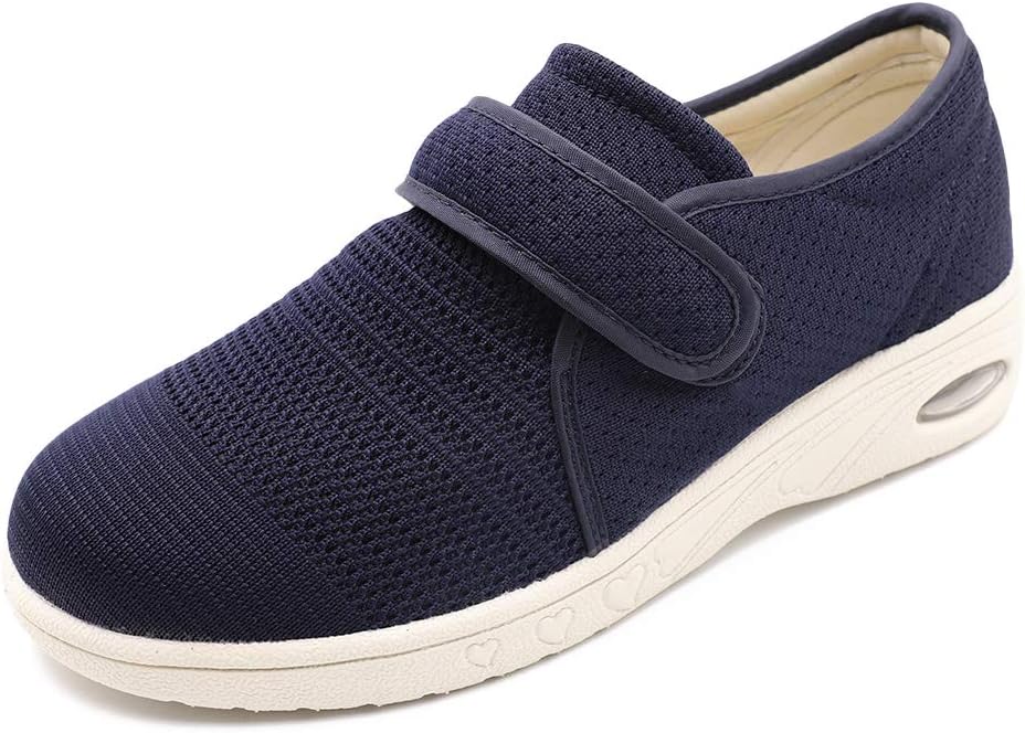 Women Edema Shoes Adjustable Air Cushion Sneakers Elderly Walking Shoes for Diabetic Arthritis Swollen Footwear