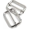 4 Pcs 1 Inch Metal Slide Buckles – Adjustable Tri-Glide Sliders For Bags, Straps & DIY