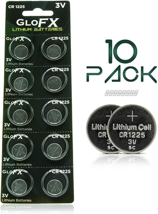5 Pack CR1225 3V Lithium Battery for Thermometers and Watches 3V