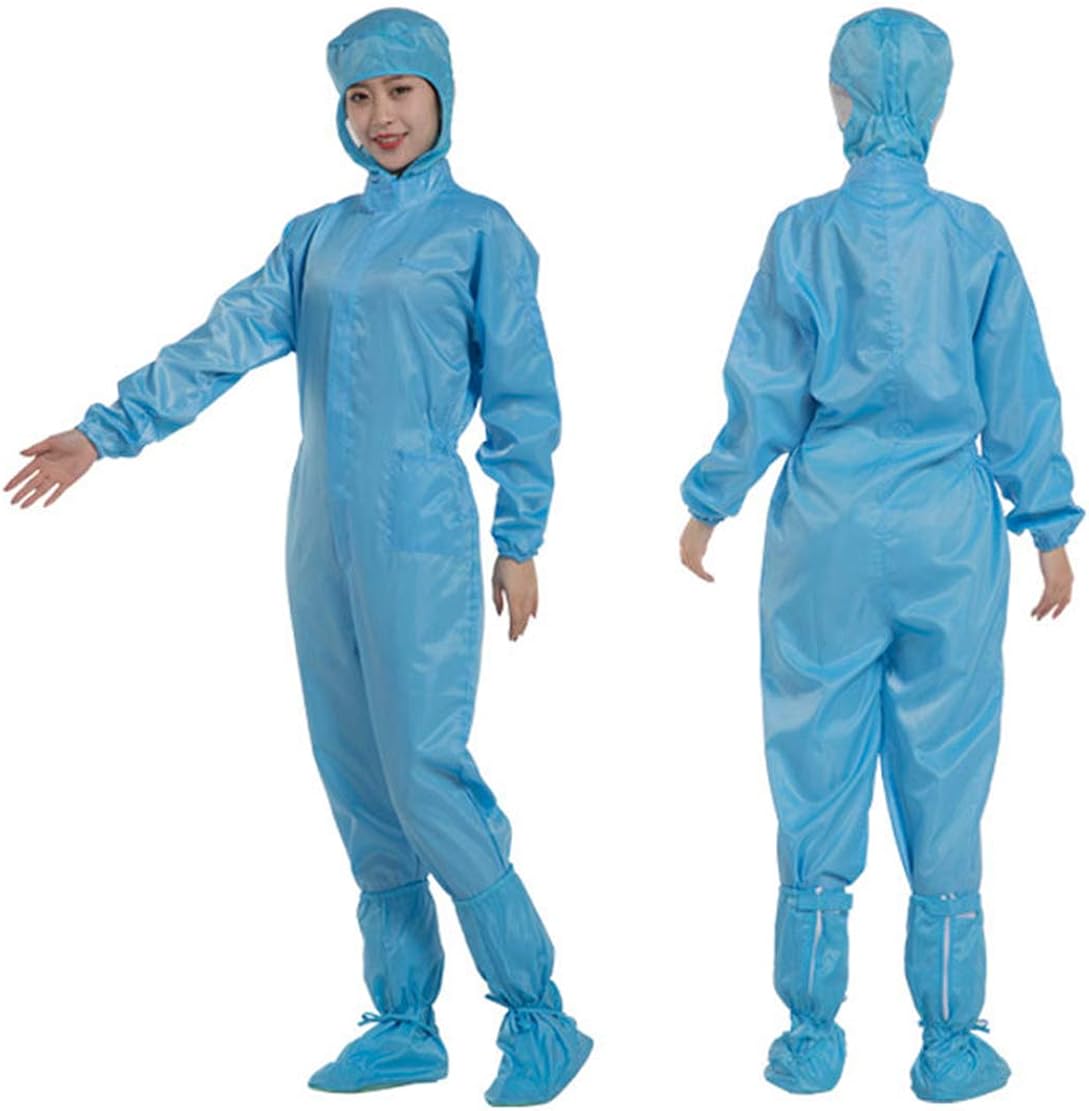 Protective Suit Overall with Hood Antistatic Protective Clothing