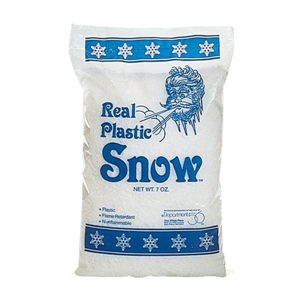 Department 56 Village Collections Real Plastic Snow, White, 30.5 x 5.1 x 17.8 cm