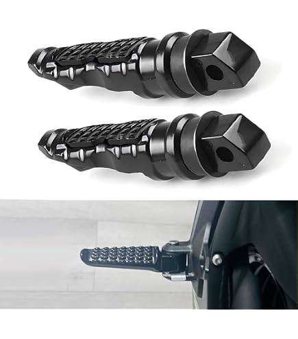 Amazon.com: uxcell 1 Pair 12mm Aluminium Alloy Motorcycle Footrest