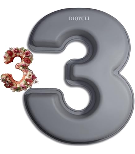 Pencil Cake Mold Pan 10-Inch Silicone Number Cake Mold (6